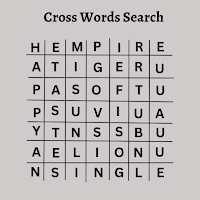 Cross Words Search