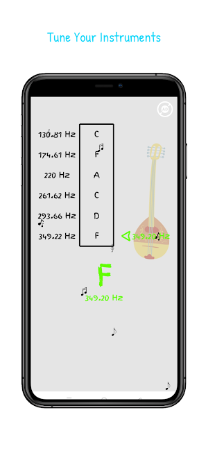 Bouzouki Tuner Screenshot 2