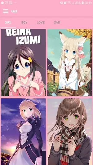 Anime Wallpaper, Anime Girl/Boy/Love/Sad Wallpaper Screenshot 0