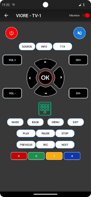 Remote for Saba Tv Screenshot 3