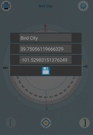 Compass Position Tracker Screenshot 2
