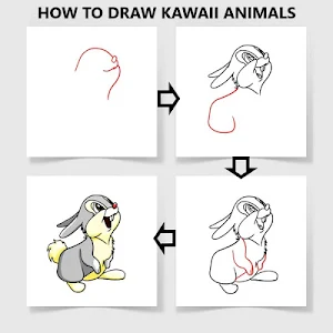 How To Draw Kawaii Animals Screenshot 2