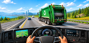 Garbage Truck Trash Cleanup 3D Screenshot 0