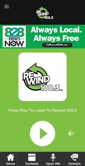 Rewind 100.3 App Screenshot 0