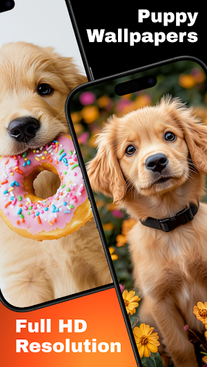 Puppy Wallpaper Screenshot 1