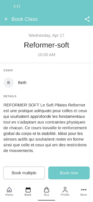 Pilates Ouest - Bien-etre Screenshot 2