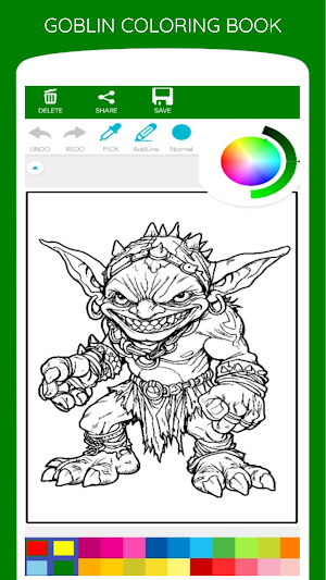 Spooky Goblin Coloring Book Screenshot 0