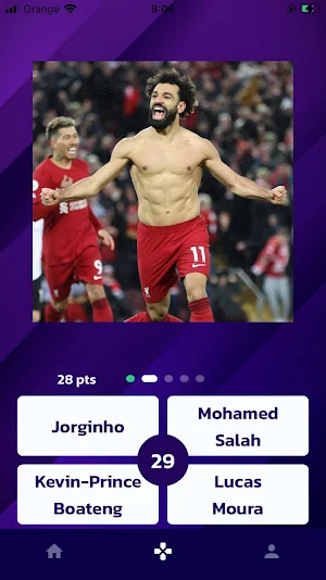 Footballer Quiz Screenshot 2