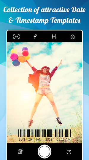 Custom Stamps Date TimeStamp Camera: Moment Stamp Screenshot 2