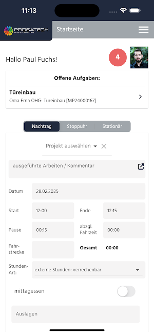 Prosatech Screenshot 1