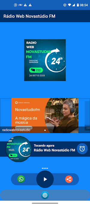 Rádio Web Novastudio FM Screenshot 1