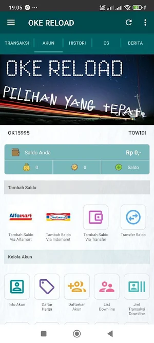 Oke Reload Screenshot 3