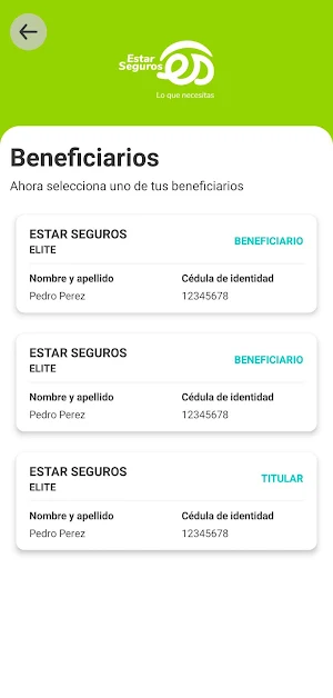 Estar Seguros Screenshot 1