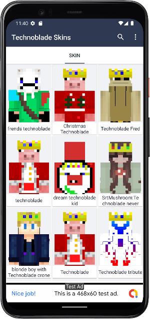 Technoblade Skins Screenshot 1