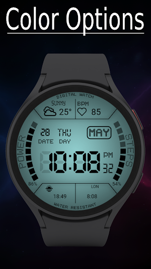 Retro Digital Watch Face Screenshot 1