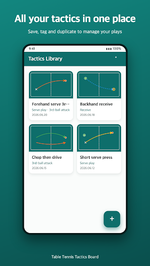 Table Tennis Tactics Board Screenshot 1