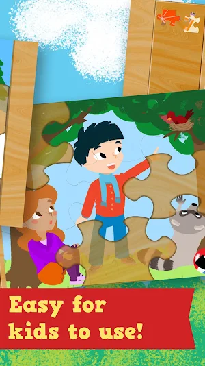 Season Puzzles for Kids - Gold Screenshot 2