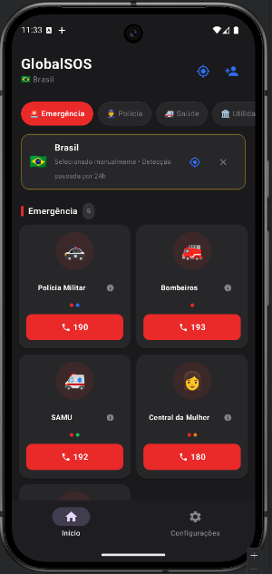 GlobalSOS Screenshot 2