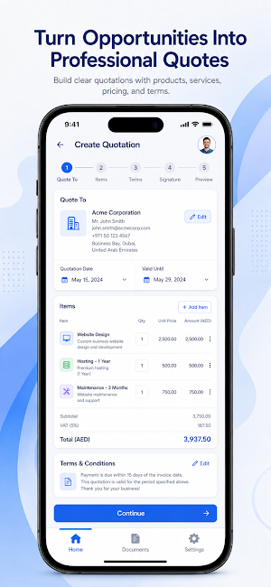 ALFNR Invoice+ Screenshot 2