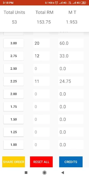 JCPSK Calculator : Cement Shee Screenshot 1