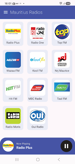 Mauritius Radios Screenshot 1