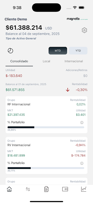 Magnolia Invest APP Screenshot 0