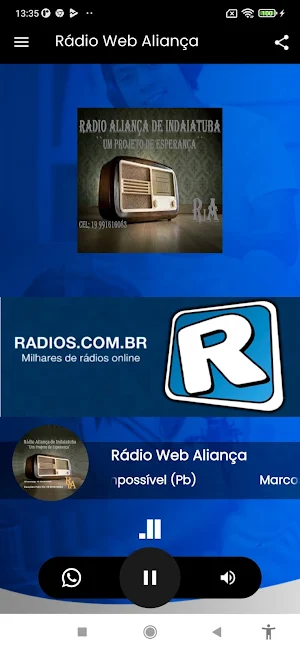 Rádio Web Aliança Screenshot 2