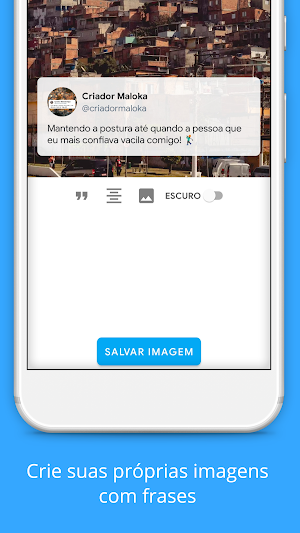 Criador de Frases e Imagens de Maloka Screenshot 1