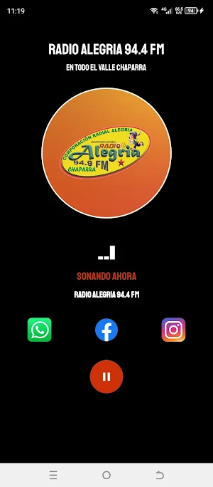 Radio Alegria 94.9 FM Screenshot 2