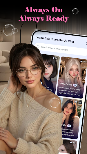 Leona Girl: Character AI Chat Screenshot 1
