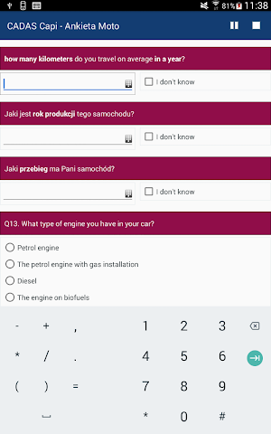 CADAS Capi - Moto Survey Screenshot 3