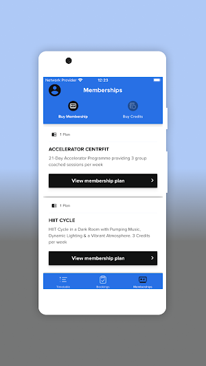 CENTRFIT Screenshot 2