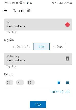 Sổ Thu Chi đơn giản tiện ích Screenshot 0