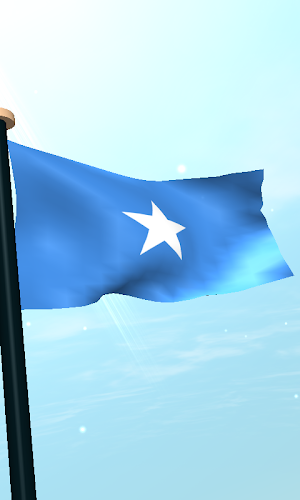 Somalia Flag 3D Free Wallpaper Screenshot 3