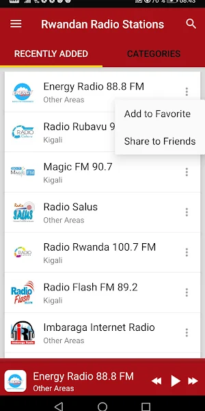 Rwanda Radio Stations Screenshot 1