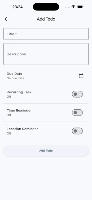 Todo Reminder Screenshot 2