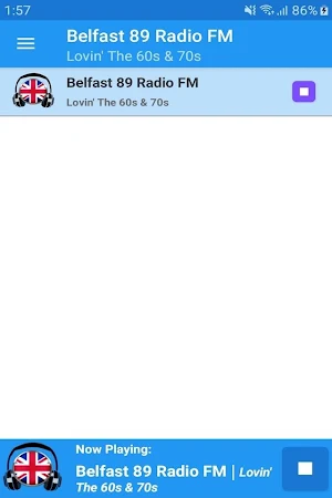 Belfast 89 Radio App Screenshot 0