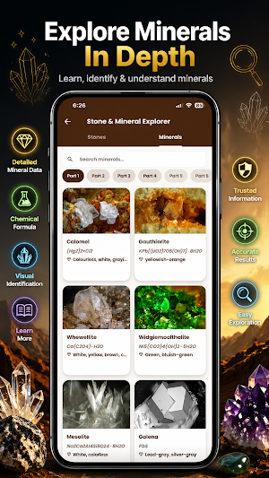 Stone Identifier Rock Scanner Screenshot 1
