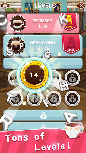 Word Coffee Plus Screenshot 1