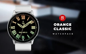 Orange Classic Watch Face Screenshot 0