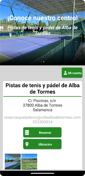Reservas Alba de Tormes Screenshot 0