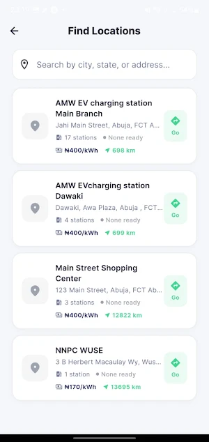 EV Charge - AMW Screenshot 1