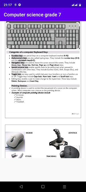 Computer science grade 7 notes Screenshot 3