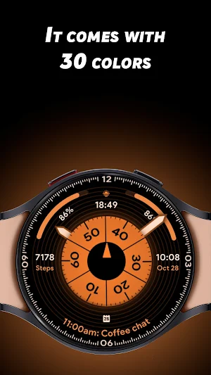 Ultra Analog - Watch face Screenshot 1