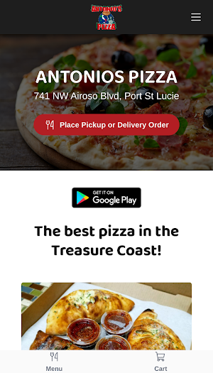 Antonios Pizza Screenshot 0