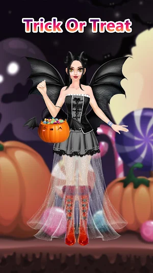 Spooky Style: Halloween Girl Screenshot 1