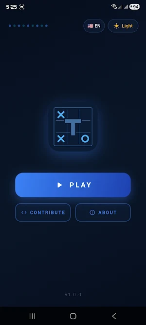 Tic Tac Toe — Bluetooth Duel Screenshot 0
