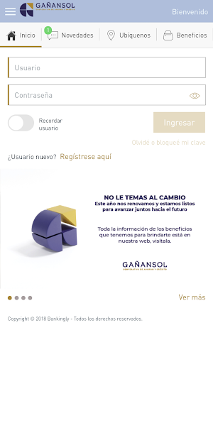 Gañansol Móvil Screenshot 0