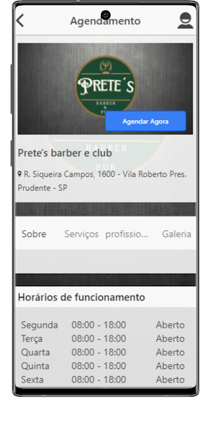 Prete's barber e club Screenshot 2