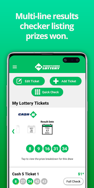 Pennsylvania Lottery Results Screenshot 2